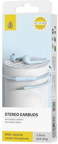Moveteck NC3189 In-ear Handsfree με Βύσμα 3.5mm Γαλάζιο