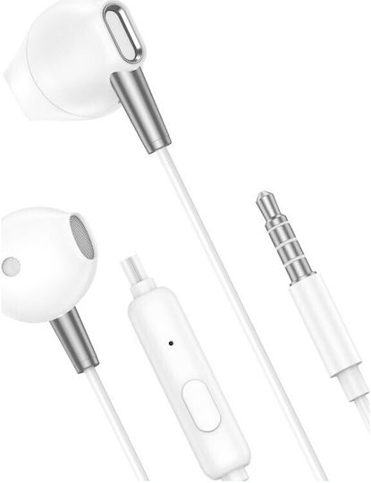 Leewello EJ-050 In-ear Handsfree με Βύσμα 3.5mm Λευκό