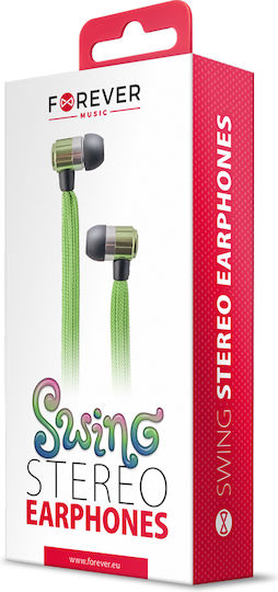 Forever Swing In-Ear Freihändig Kopfhörer mit Stecker 3.5mm Grün