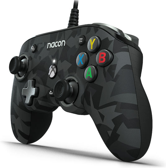 Nacon Pro Compact Wired Gamepad for PC / Xbox One / Xbox Series Camo Grey