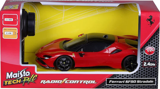 Maisto Sf90 Stradale Радиоуправляемо Автомобил Червен