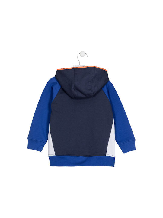 Losan Kids Sweatshirt with Hood and Pocket Blue