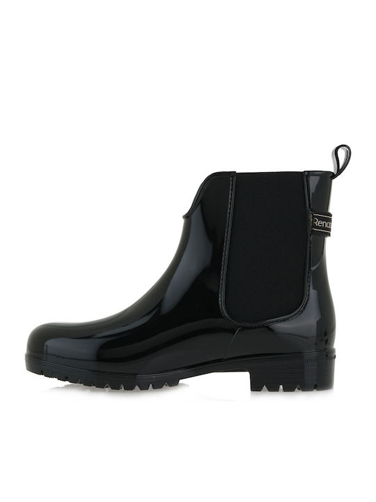 Seven Women's Short Wellies Black