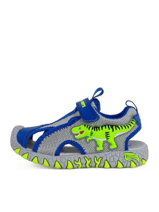 Kids' Sandals with Velcro & Lights Blue