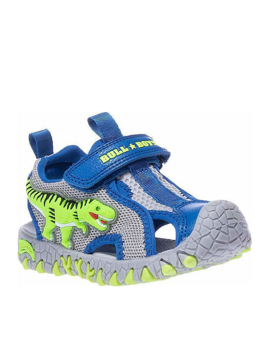 Kids' Sandals with Velcro & Lights Blue