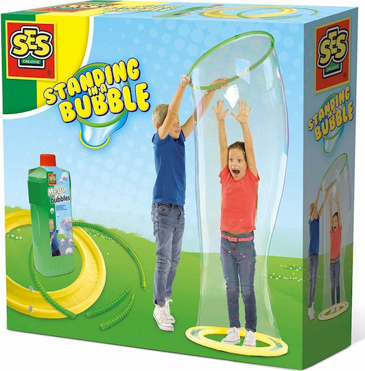 Ses Creative Bubble Makers Standing in a Mega Bubble
