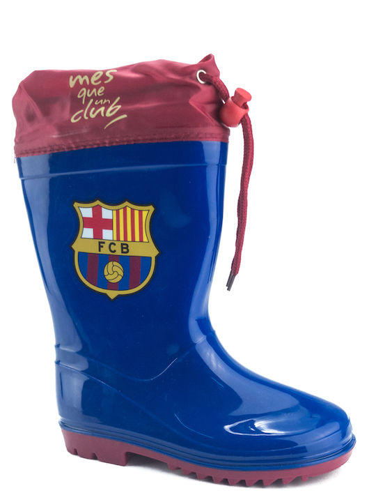 Παιδικές Γαλότσες Fc Barcelona Μπλε