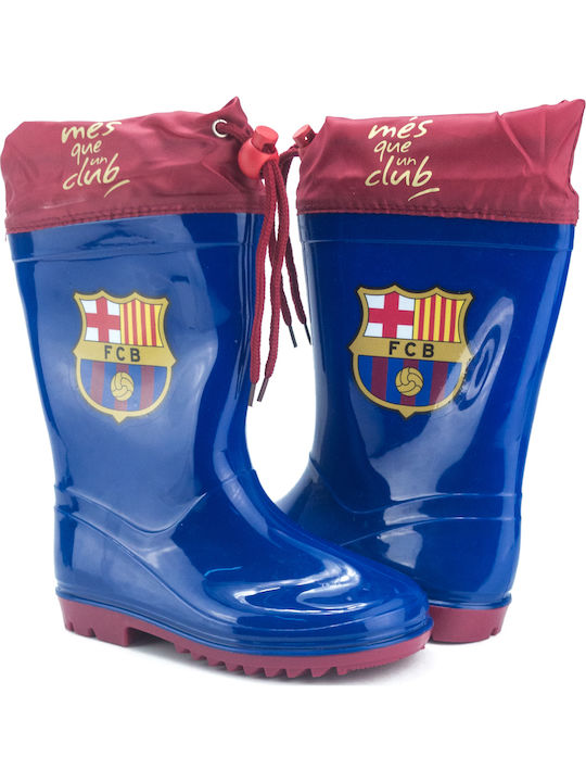 Παιδικές Γαλότσες Fc Barcelona Μπλε