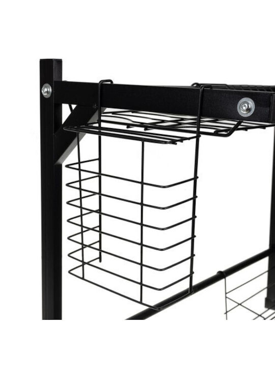 Ruhhy Metallic Black Sink Strainer 65x29x52cm