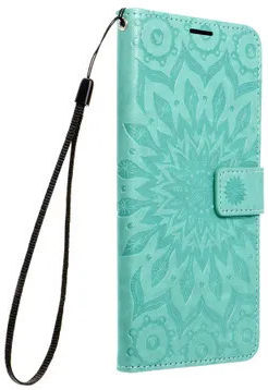 Forcell Mezzo Wallet Synthetic Leather Mandala Green (iPhone 14 Pro)