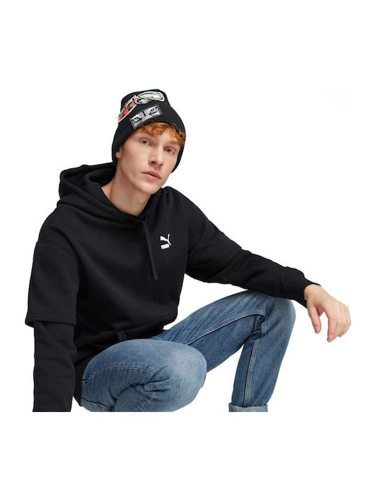 Beanie Ανδρικός Σκούφος σε Μαύρο χρώμα