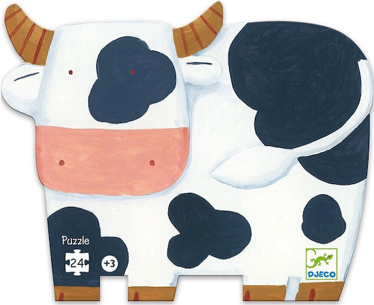 Παιδικό Puzzle Αγελαδίτσα στη Φάρμα για 3+ Ετών 24pcs Djeco
