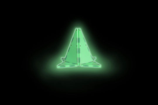Magna-Tiles Μαγνητικό Παιχνίδι Κατασκευών Solid Glow για Παιδιά 3+ Ετών