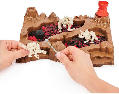 Spin Master Construction & Building Toy with Sand Kinetic Sand Digging for Dinos