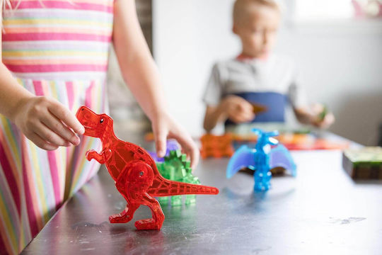 Magna-Tiles Magnetic Construction Toy Dino World for Children 3+ years+ Years