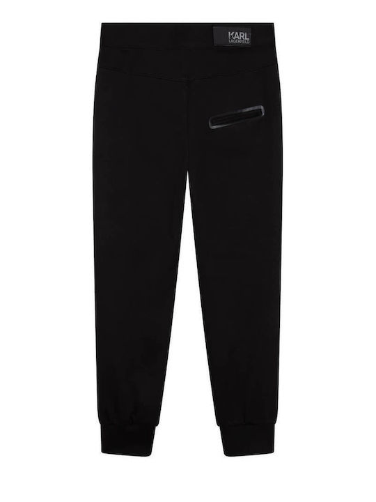 Karl Lagerfeld Boys Fabric Trouser Black