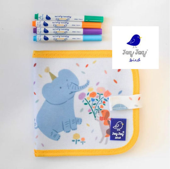 Jaq Jaq Bird Painting Chalkboard Book: Elephant for Children 3+ years Years