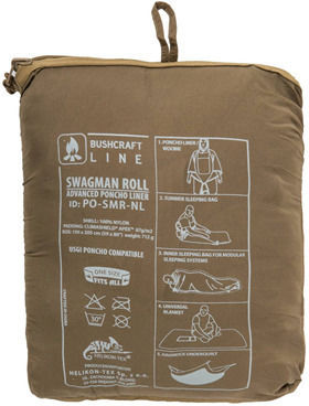 Helikon Tex Swagman Roll Poncho Κυνηγετικό Αδιάβροχο Μαύρο