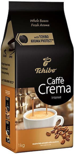Tchibo Καφές Espresso Arabica Cafe Crema Intense σε Κόκκους 1kg