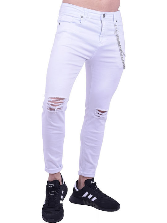 Men's Jeans Pants White