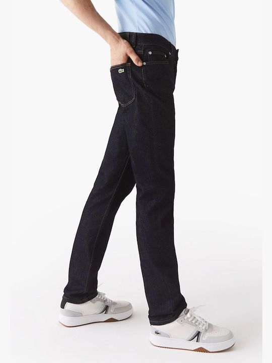 Ανδρικό Παντελόνι Τζιν Ελαστικό Slim Fit Navy Μπλε