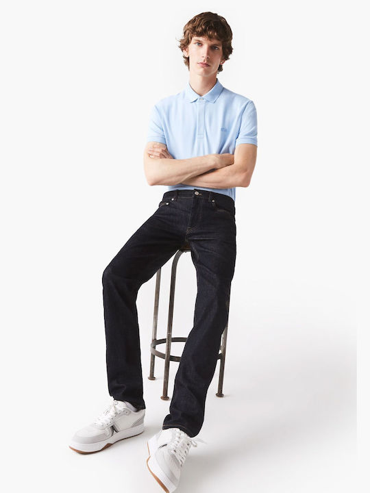 Ανδρικό Παντελόνι Τζιν Ελαστικό Slim Fit Navy Μπλε
