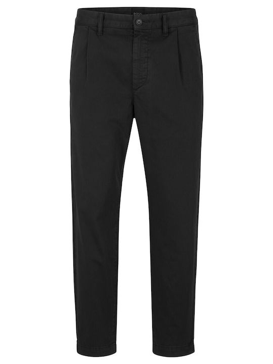 Hugo Boss Men's Trousers Chino Black