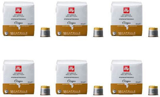 Illy Capsules Espresso Iperespresso Ethiopia Compatible with Machine Iperespresso 108caps,tobolek