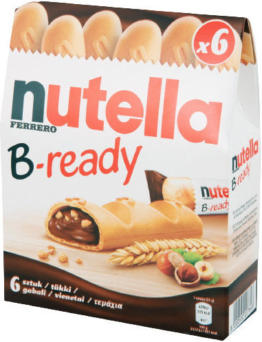 Ferrero Biscuits Nutella B-Ready With Filling Chocolate 1pcs 132gr