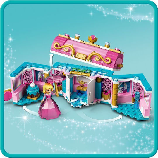 LEGO Disney Princess Aurora Merida și Tiana Creations Fermecate pentru 6+ Ani 558 Bucăți