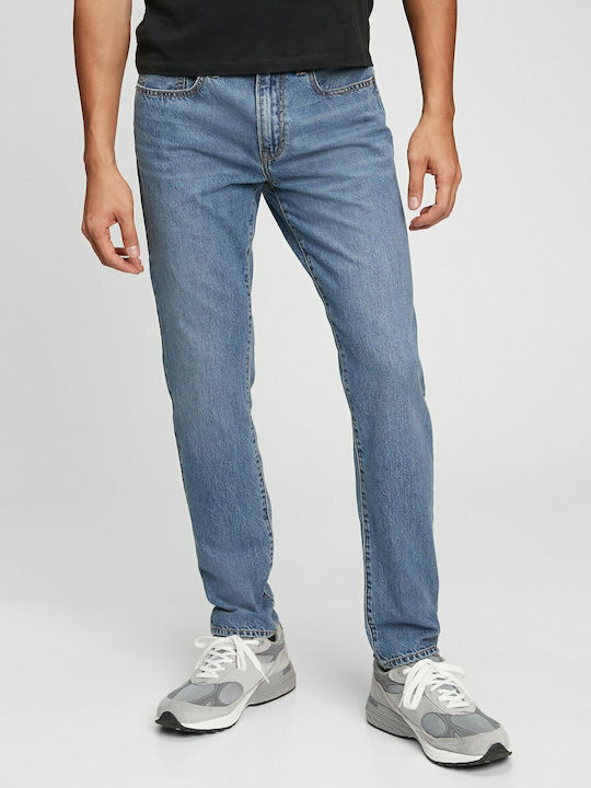 Men's Jeans Pants with Slim Fit Blue