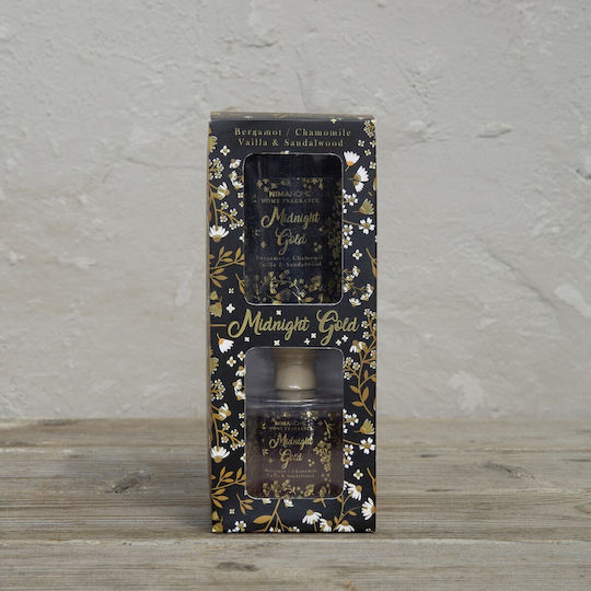 Nima Σετ Diffuser Midnight Gold 30275 2τμχ