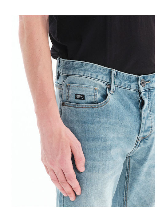 Men's Jeans Pants with Regular Fit Light Blue