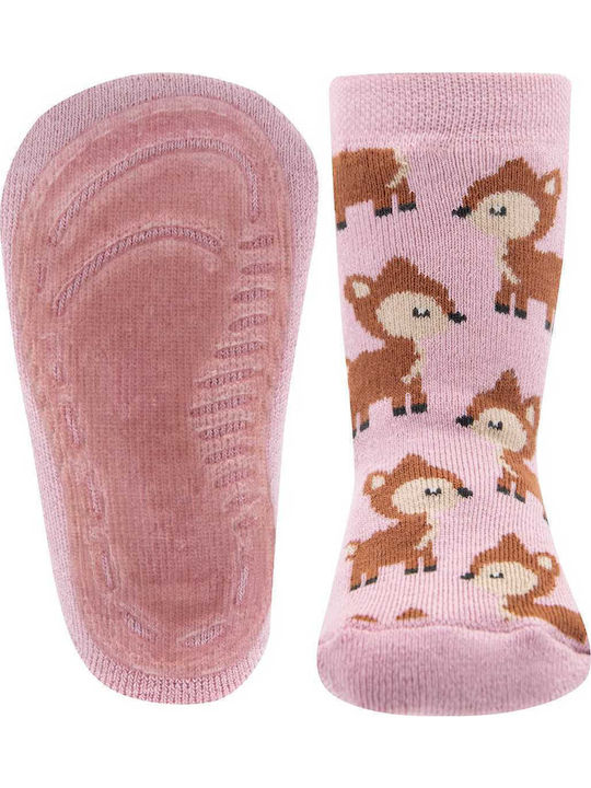 Ewers Rutschfeste Lange Kindersocken Rosa