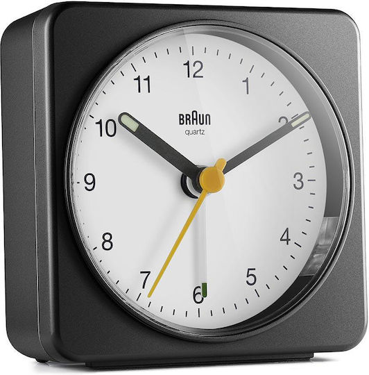 Braun Масов Часовник с Индикатори с Будилник Черен BC03BW