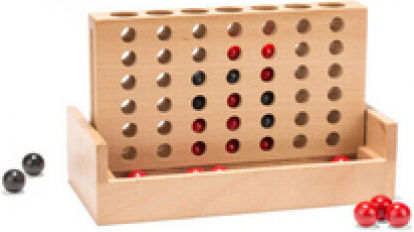 Brettspiel 4 στην Σειρά für 2 Spieler 8+ Jahre Kikkerland