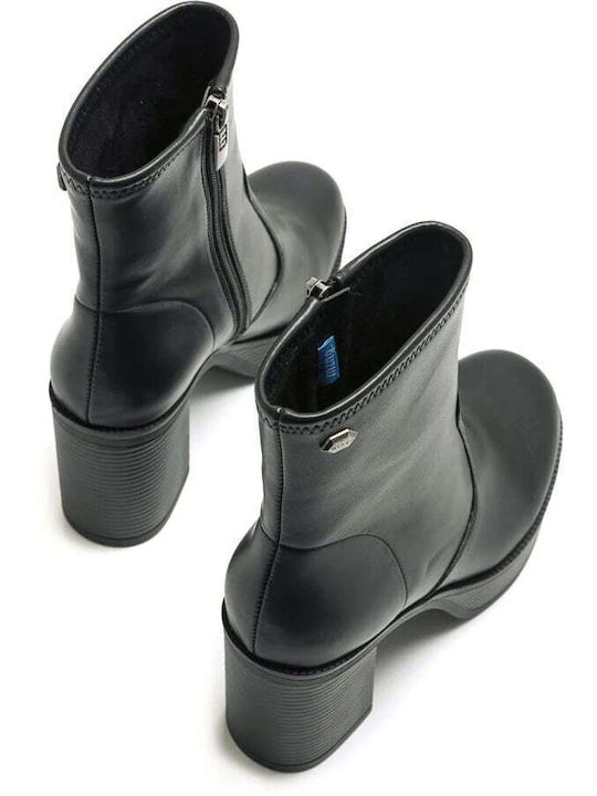 New 67 Women's Ankle Boots with High Heel Black