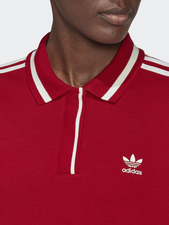 Thebe Magugu Summer Midi Athletic Dress Short Sleeve Power Red