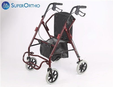 SuperOrtho Klappbarer Gehhelfer & Korb Blau