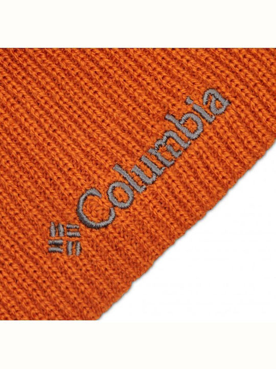 Knitted Beanie Cap Orange