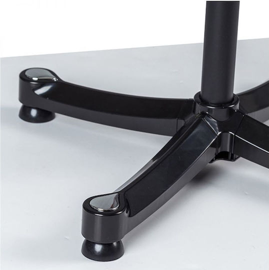 Metallic Coat Rack Black Black 48x48x180cm