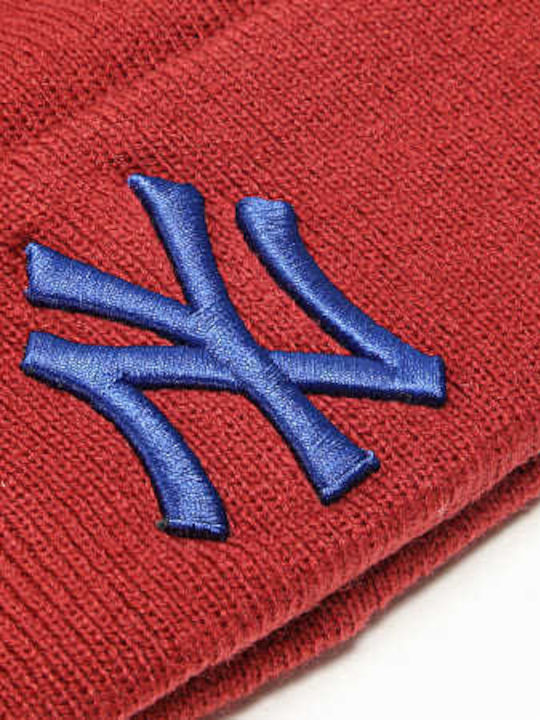 League Essentials Beanie Ανδρικός Σκούφος Πλεκτός σε Κόκκινο χρώμα