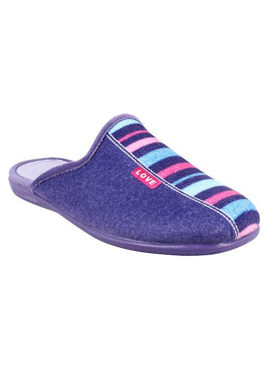 Antrin Women's Slipper In Lilac Colour