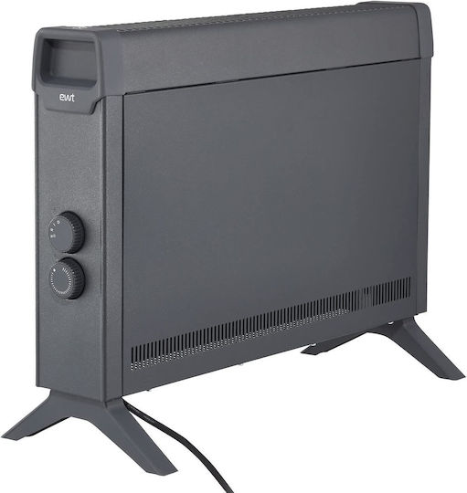 EWT ML Turbo Θερμοπομπός Δαπέδου 2000W 57x44.3cm Γκρι