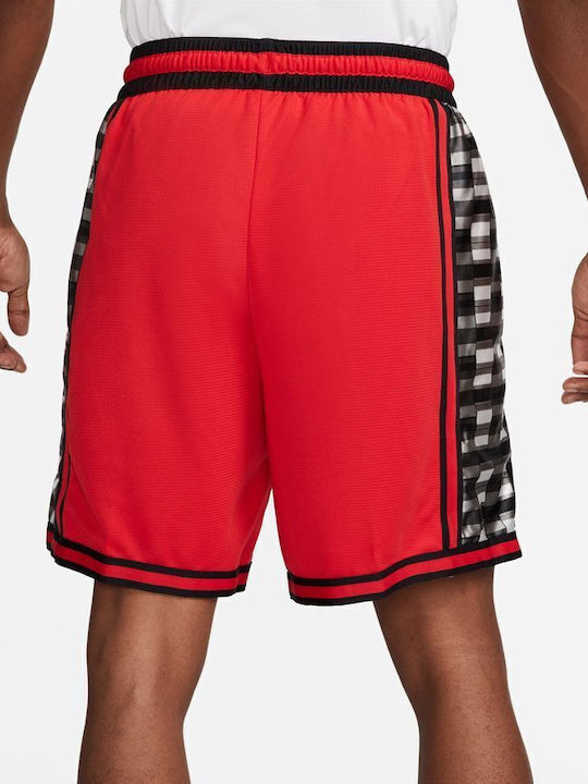 Nike Αθλητική Ανδρική Βερμούδα Dri-Fit με Σχέδια Κόκκινη