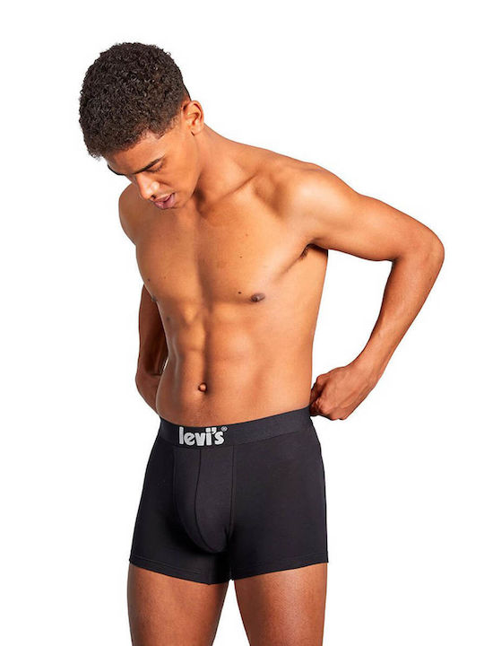 Herren Boxershorts Schwarz 2Packung