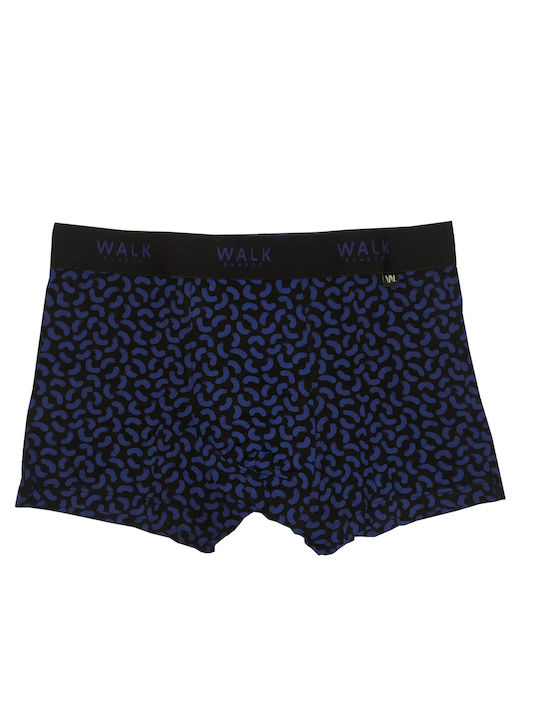 Herren Boxershorts Schwarz mit Mustern 1Packung