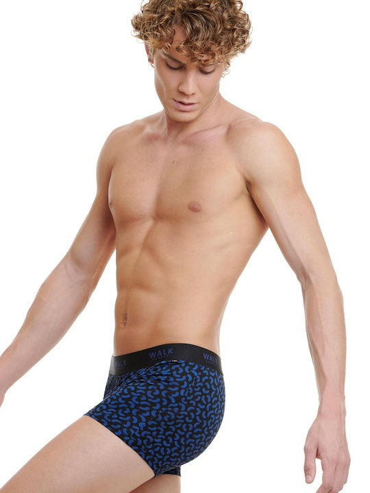 Herren Boxershorts Schwarz mit Mustern 1Packung