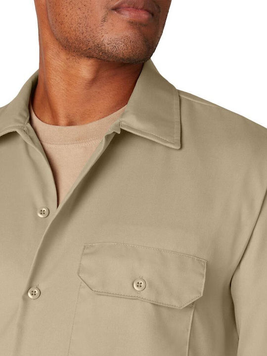 Long-sleeved Shirt Khaki