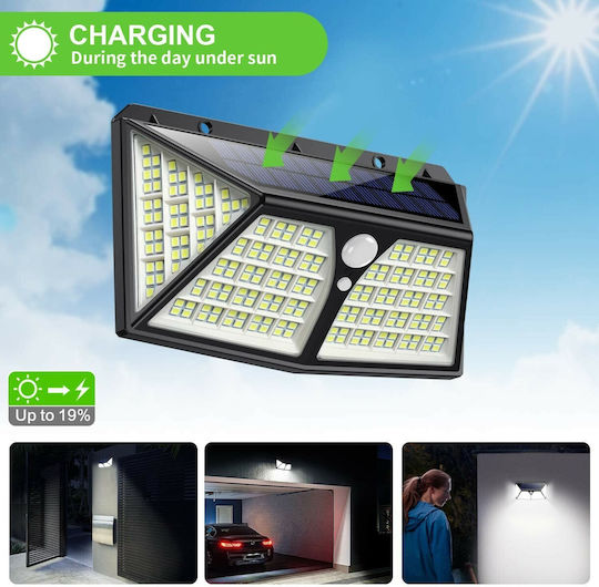 RayTech Wall Mounted Solar Light 2500lm with Motion Sensor 16cmx6cmx9.5cmcm